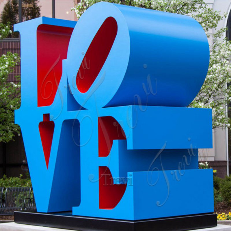 Factory Supply Robert Indiana LOVE Sculpture Outdoor Decor CSS-13