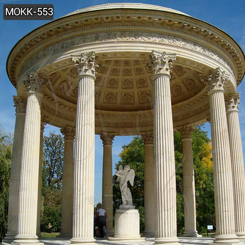 Marble gazebo - Trevi Sculpture