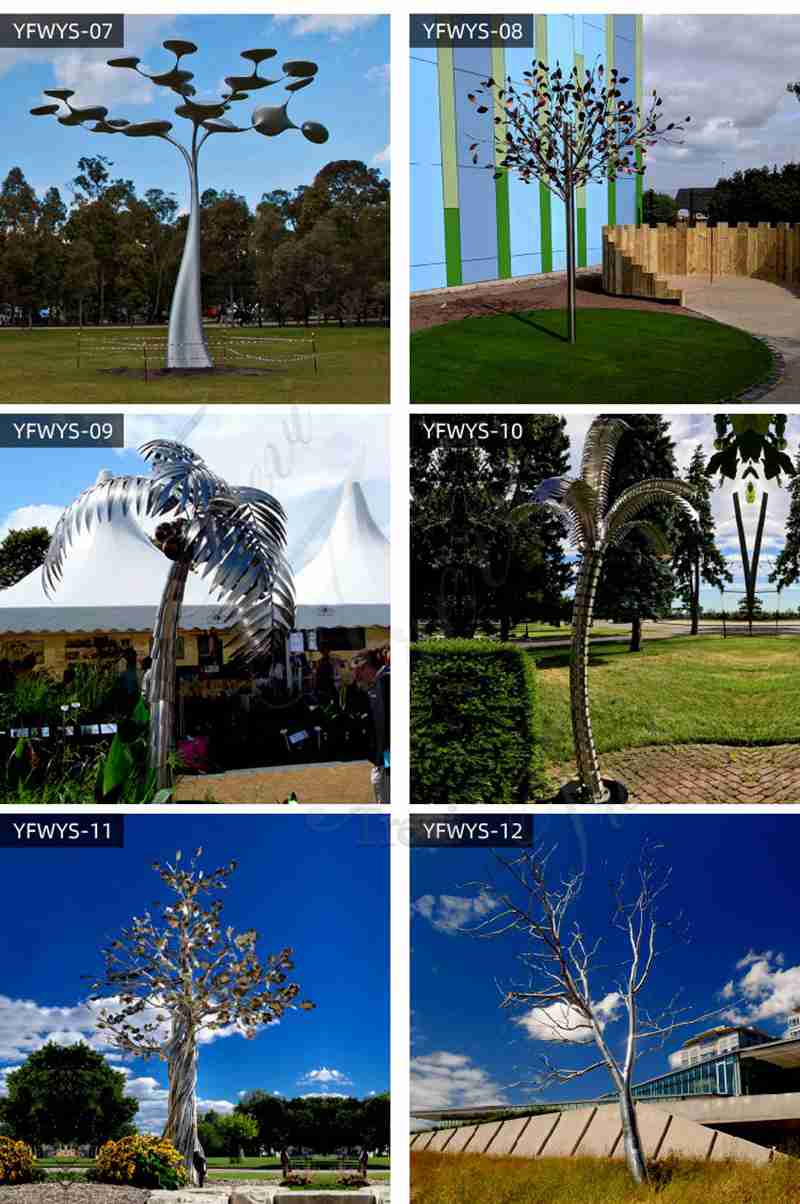 outdoor-metal-tree-sculpture-Trevi-Sculpture