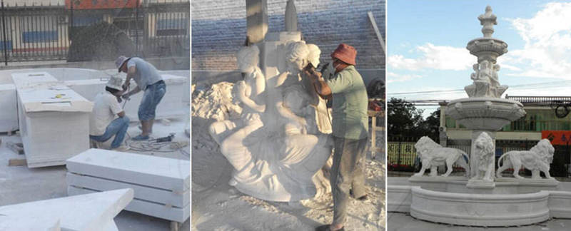 Marble carving -Trevi sculpture (1)