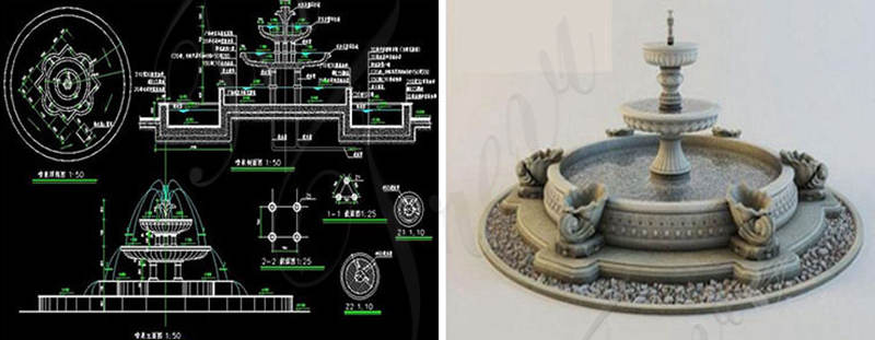 Marble carving -Trevi sculpture (6)