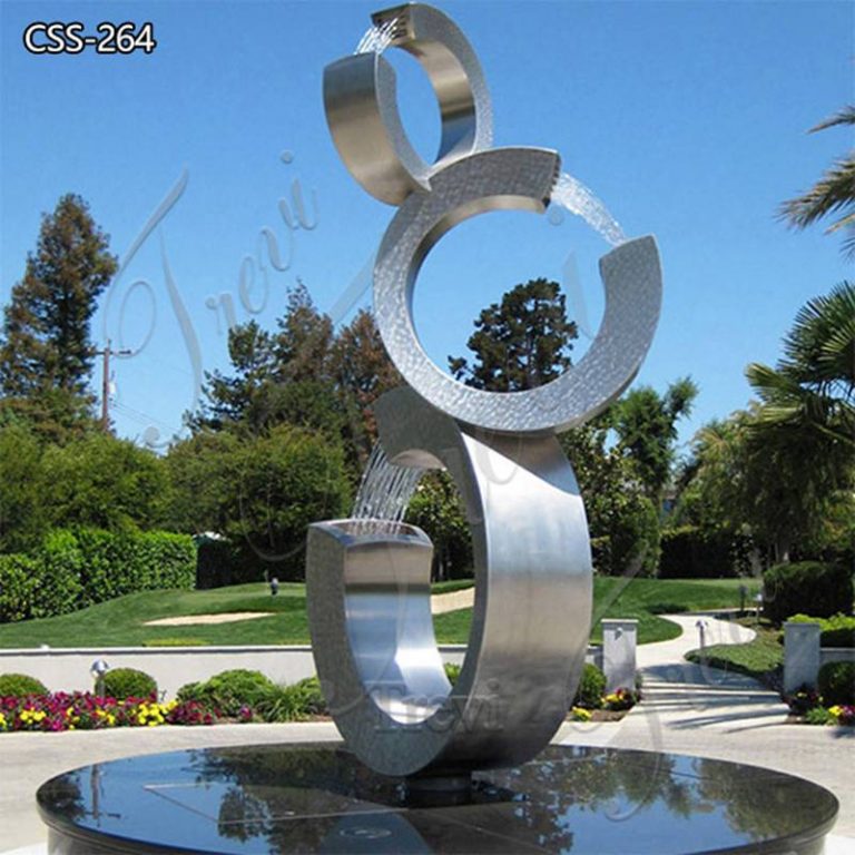 Modern Design Large Metal Outdoor Fountain High Quality Supplier CSS-264