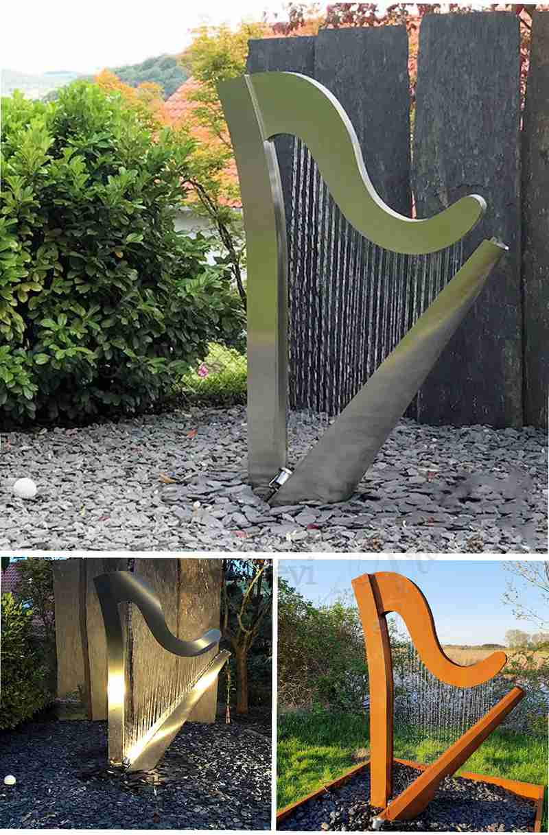 corten steel fountain - Trevi Sculpture (1)