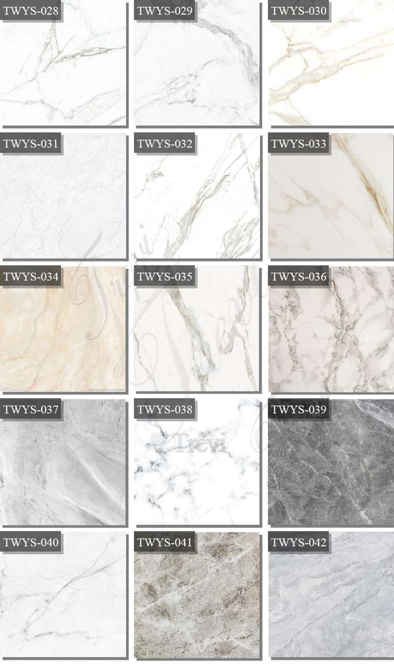 marble options - Trevi sculpture