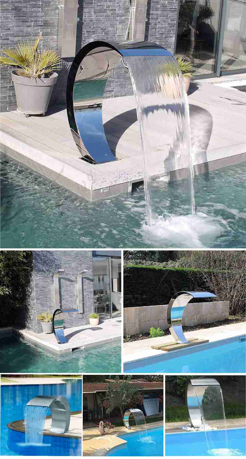 stainless steel water fountain - Trevi Sculpture (1)