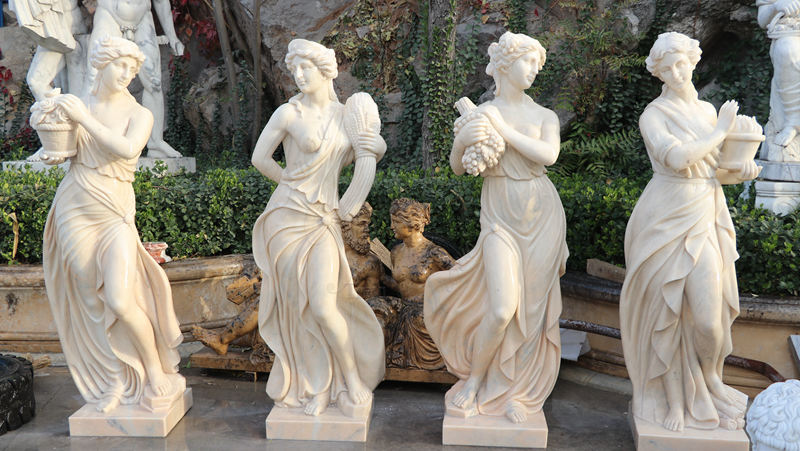 Marble statue of four seasons-Trevi Statue