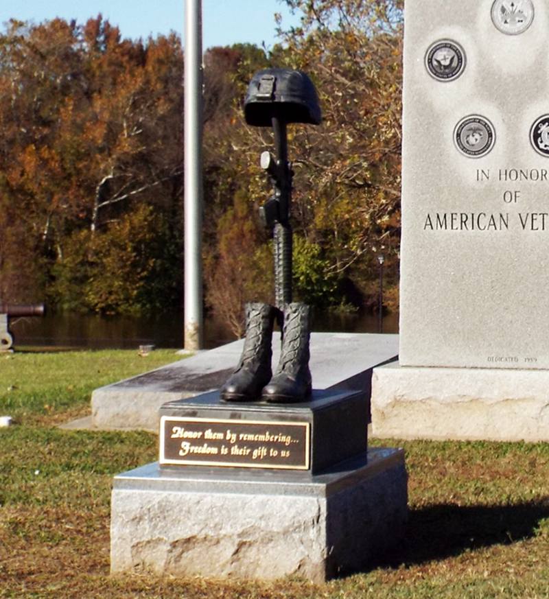 battlefield cross memorial