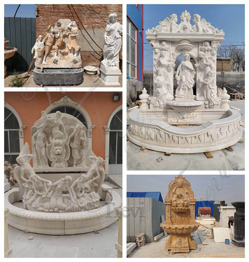 more wall fountain designs-Trevi Sculpture