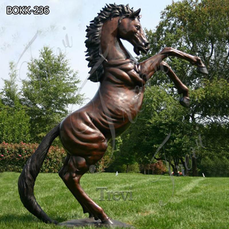 2.rearing horse sculpture-Trevi Sculpture