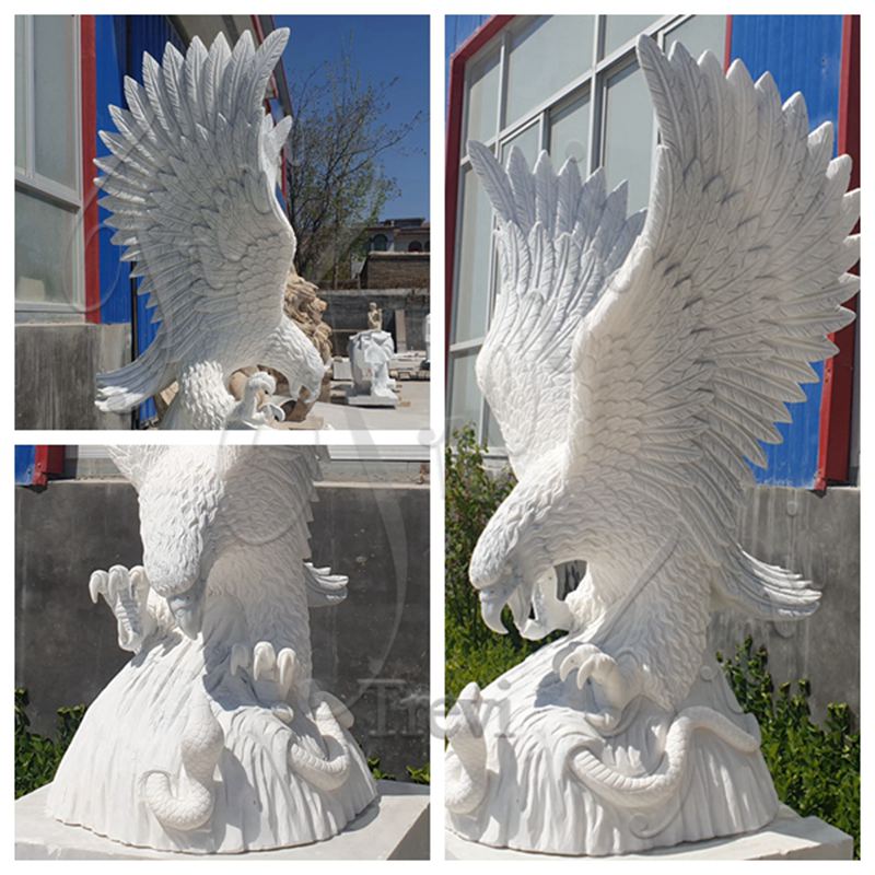 3.1.details of marble eagle statue-Trevi Sculpture