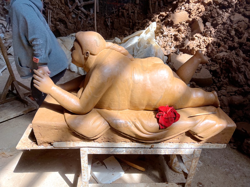 Bronze Casting Famous Fat Woman Statue Replica Supplier forsale