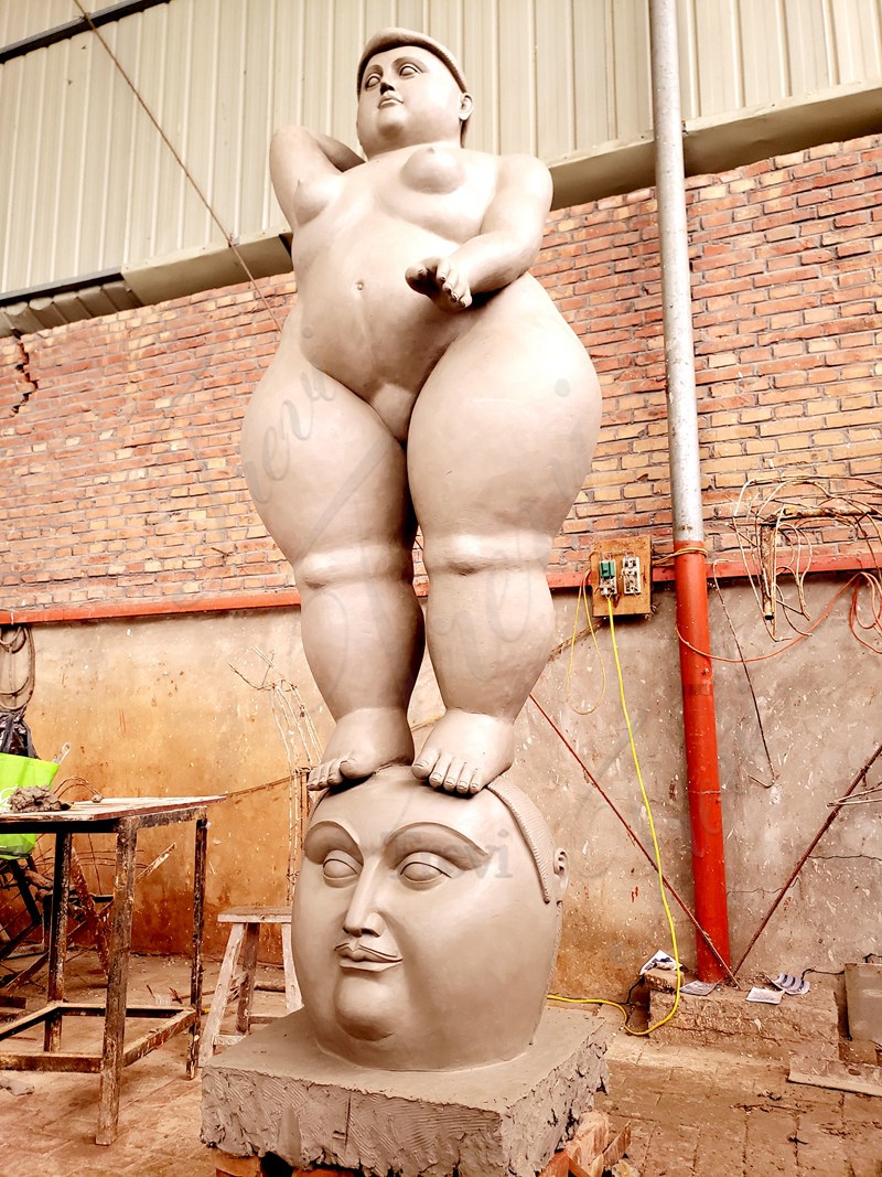 Bronze Casting Famous Fat Woman Statue Replica Supplier
