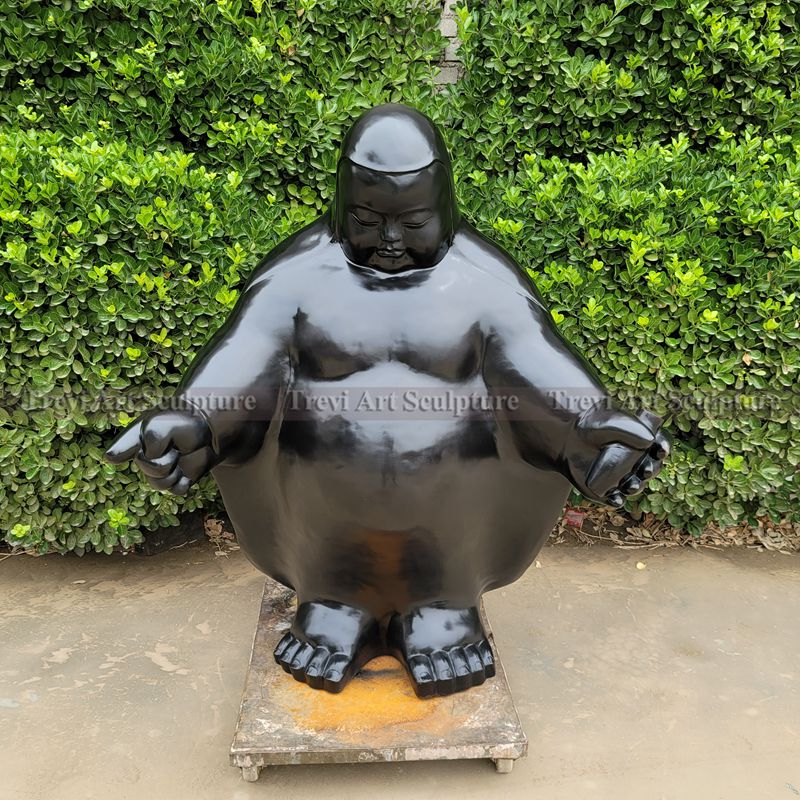 Bronze Fat Woman Statue