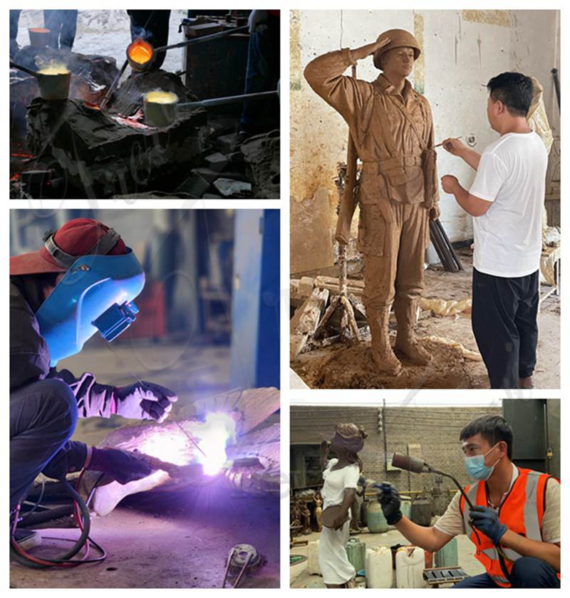 excellent artisans for making bronze statues-Trevi Sculpture