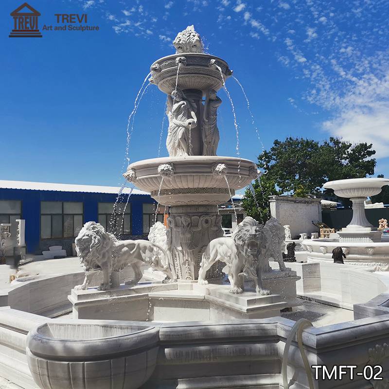 large lion fountain-Trevi Statue