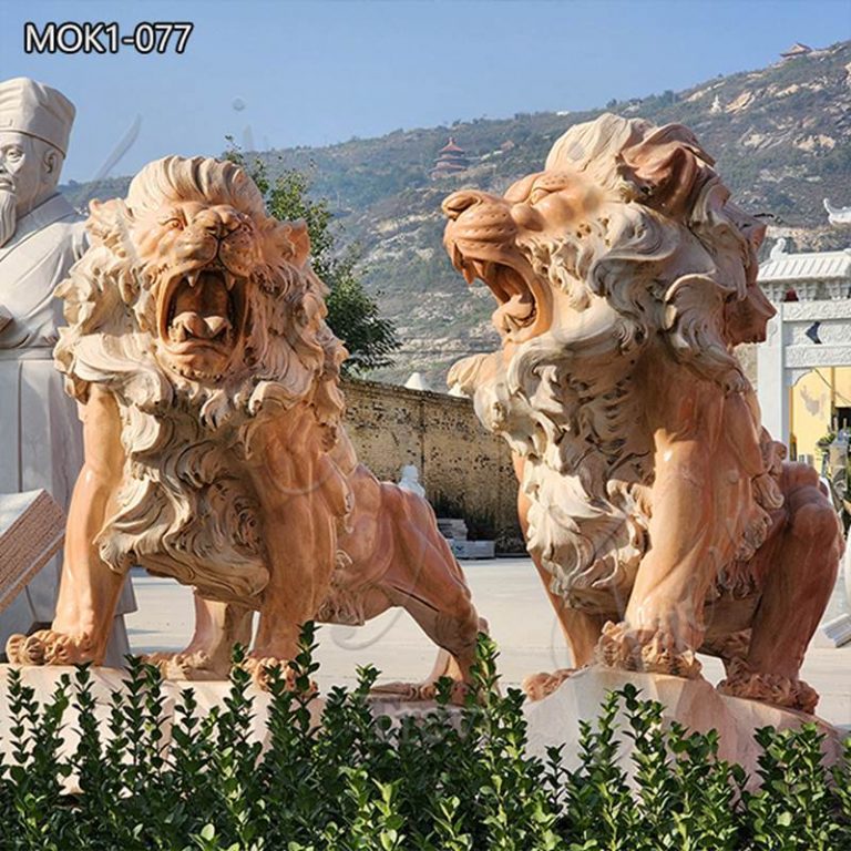 marble lion statues for sale-Trevi Sculpture