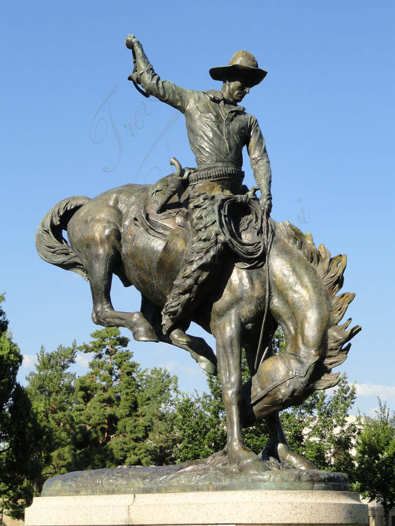 Bronco Buster Sculpture-Trevi Statue