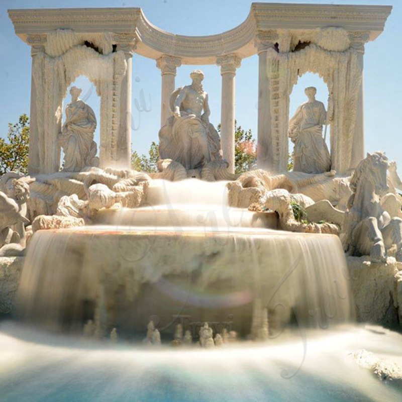 High Quality Marble Trevi Fountain Replica MOKK-001