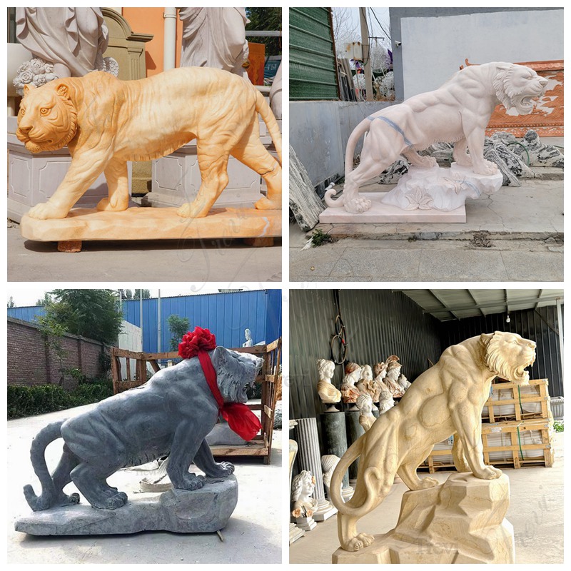 More Marble Tiger Statue Designs