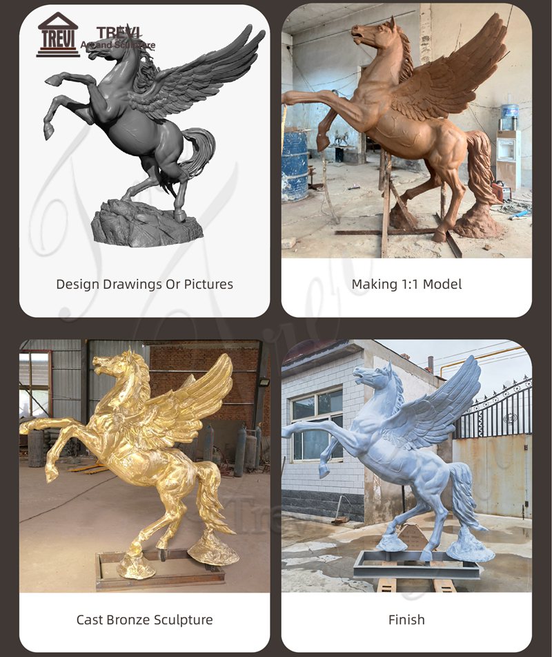 Pegasus statue design