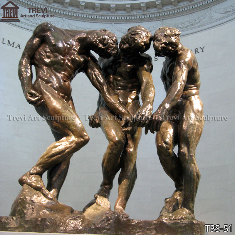 Rodin Three Shades sculpture