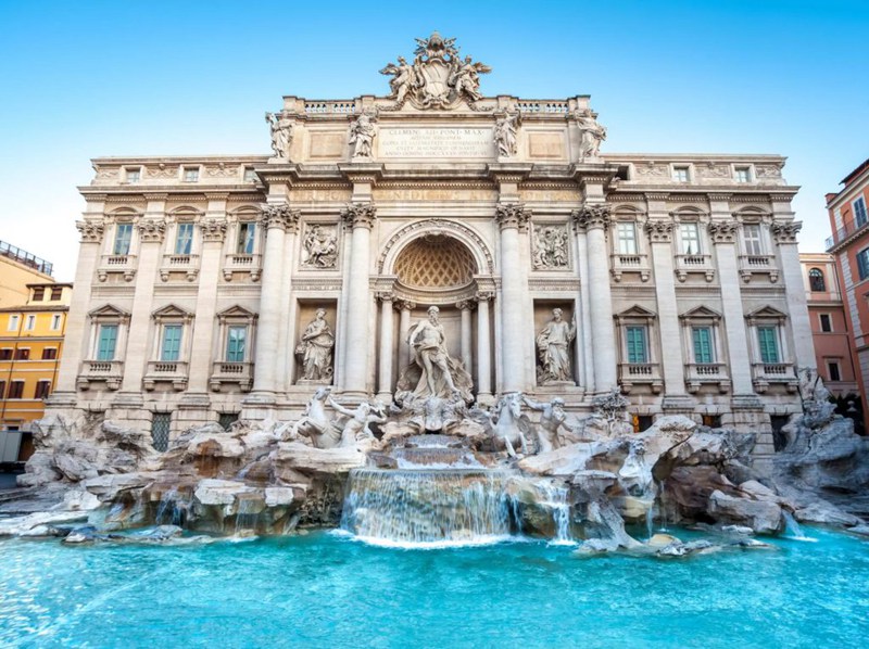 Rome Trevi Fountain 