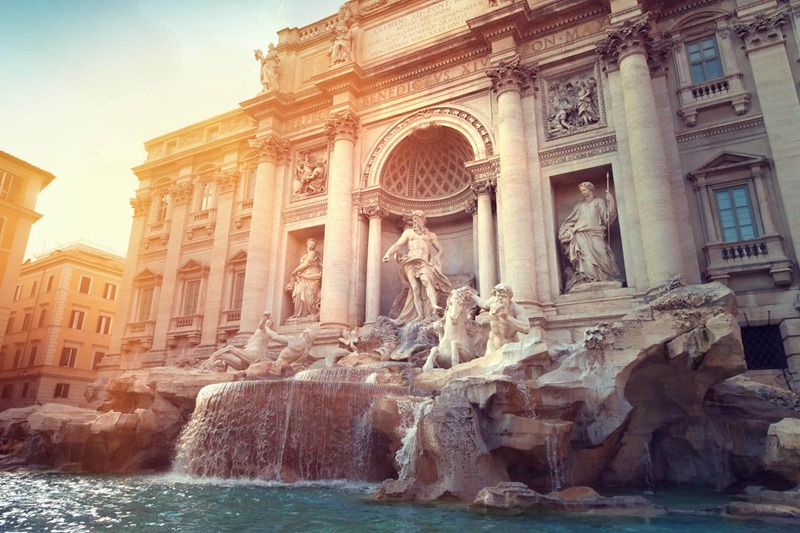 Rome Trevi Fountain 