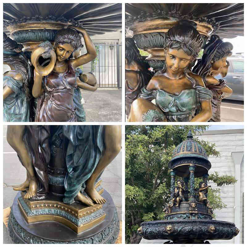 bronze outdoor fountain - Trevi Sculpture (2)