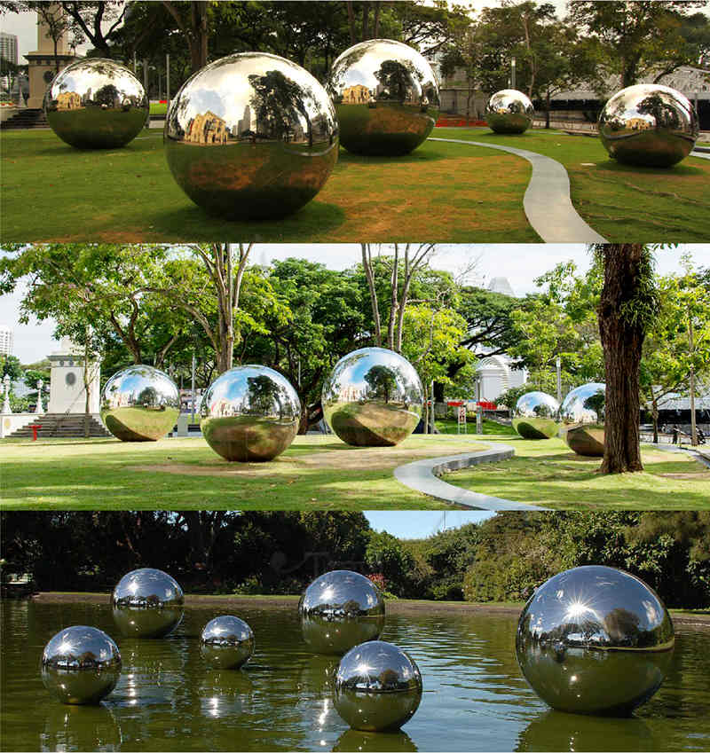 garden stainless steel sculpture--Trevi Sculpture