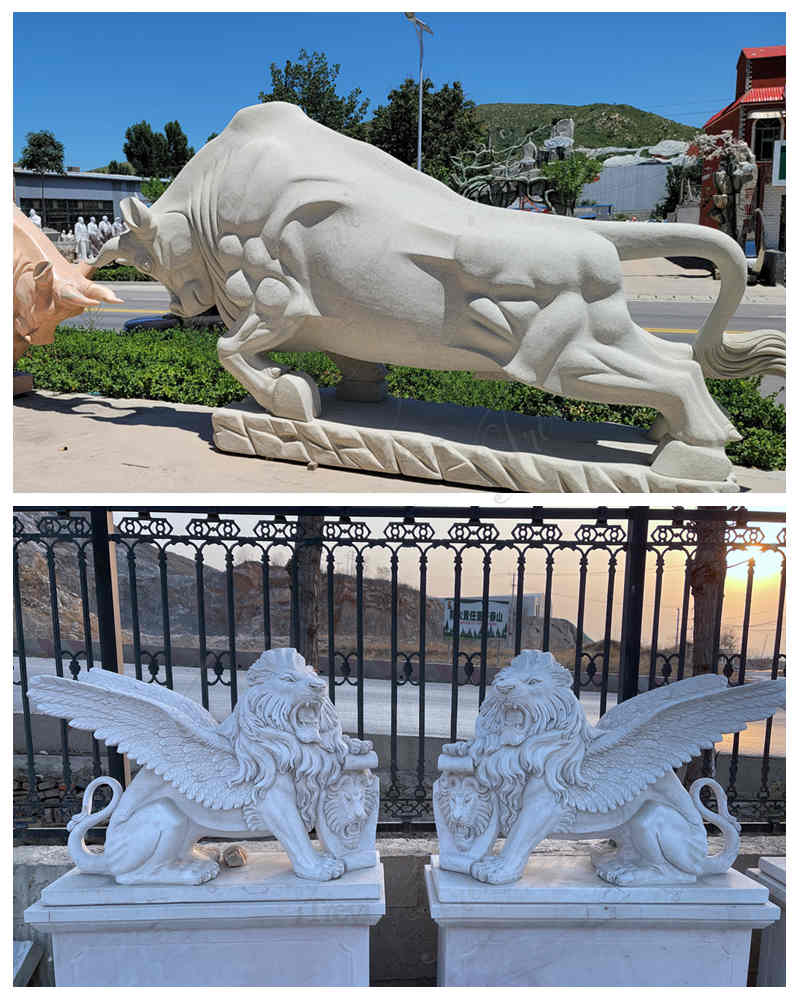 marble animal-Trevi Sculpture