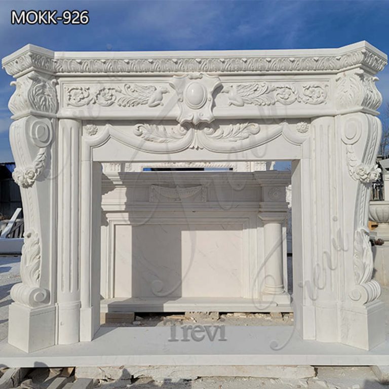 marble fireplace--Trevi Sculpture