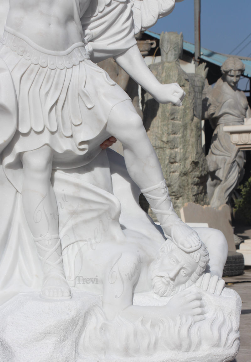marble michael statue--Trevi Statue