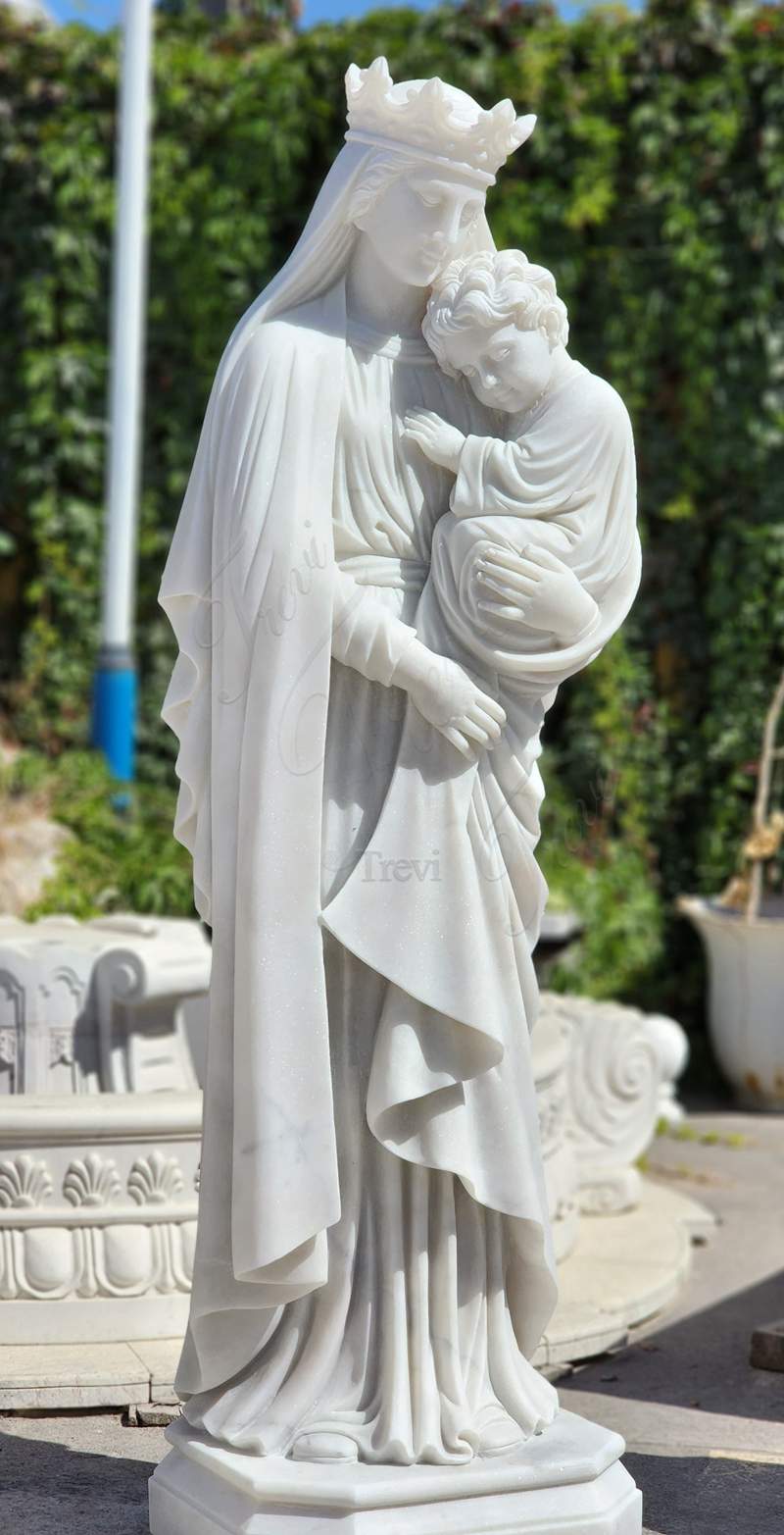 mary holding baby statue-Trevi Statue