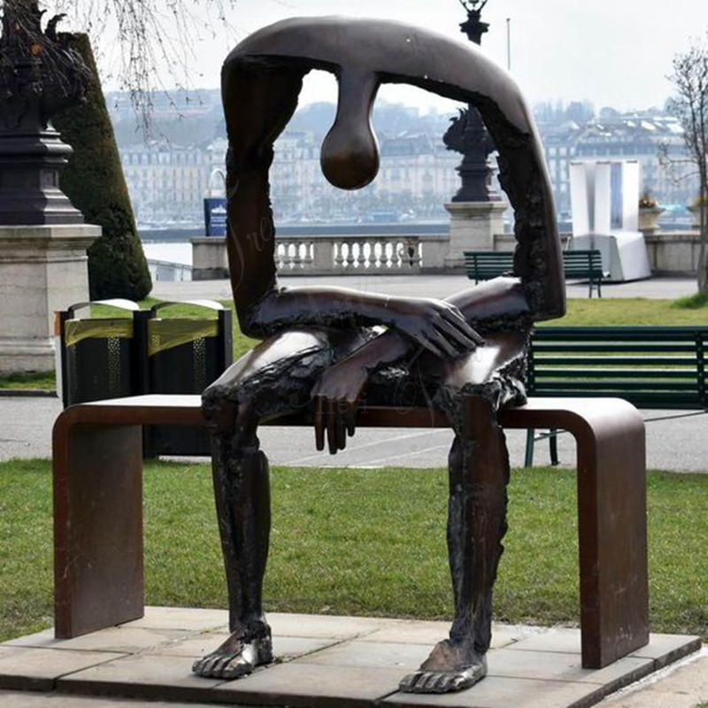 melancholy statue-Trevi Sculpture