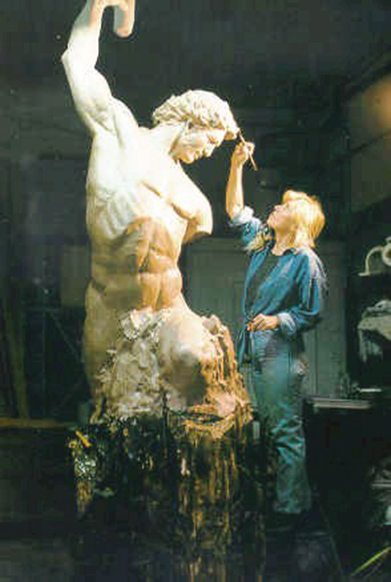original self made man statue-Trevi Sculpture