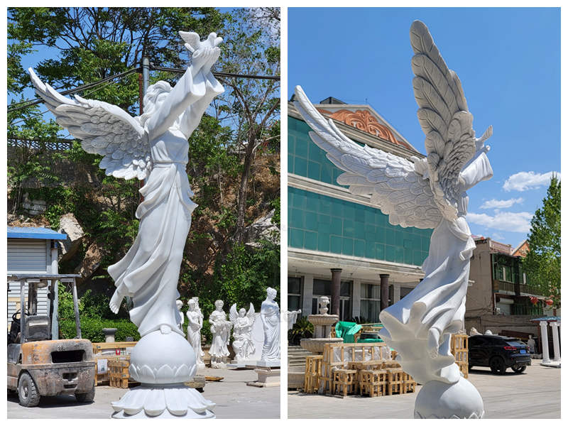outdoor angel statues-Trevi Sculpture