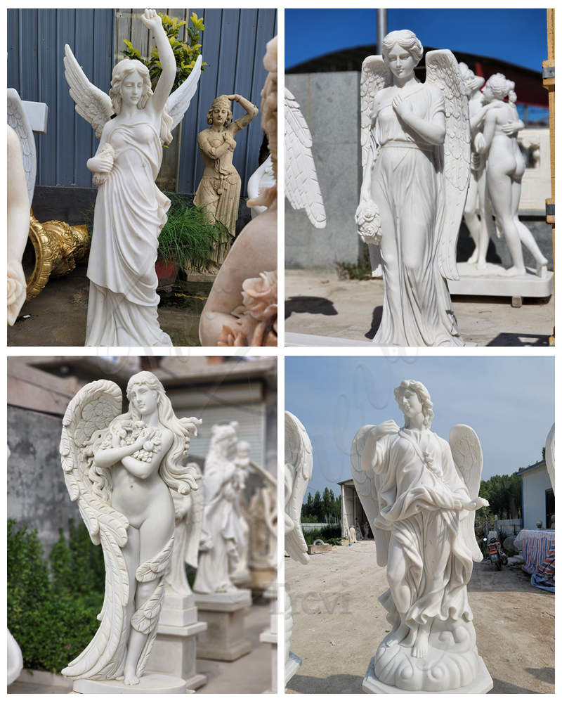 outdoor angel statues for sale--Trevi Sculpture