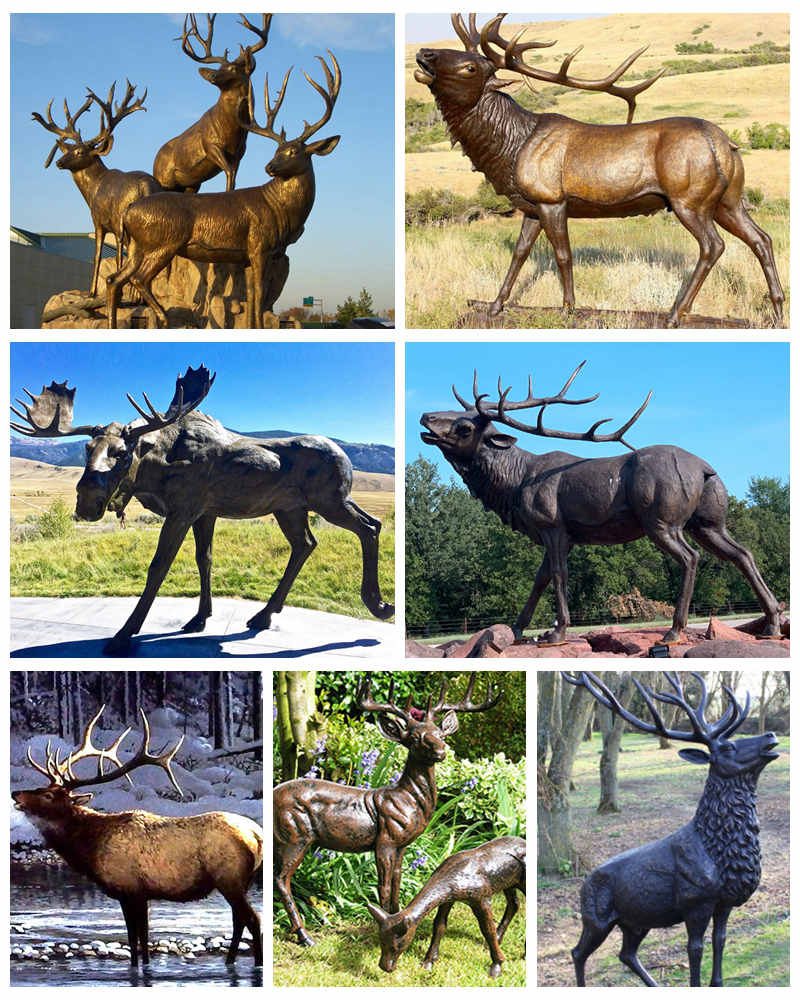popular bronze deer statues-Trevi Statue