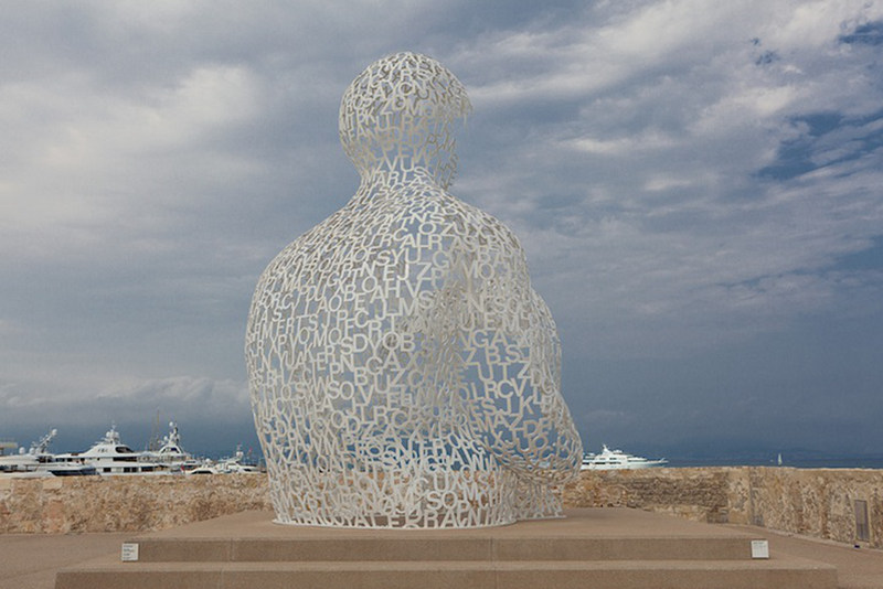 Alphabet Man Statue-Trevi Sculpture