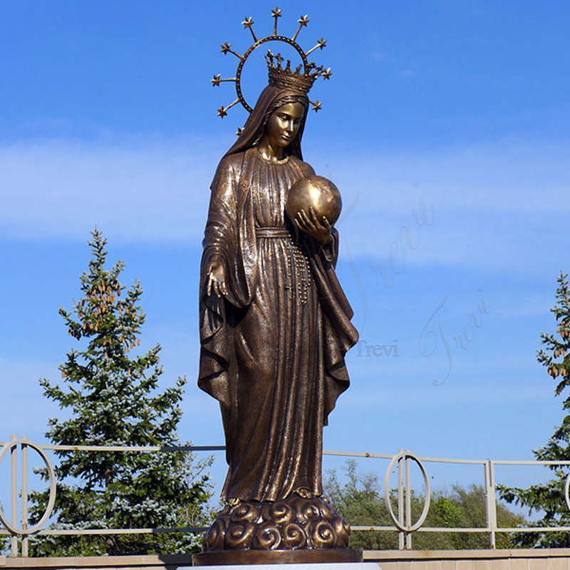 Bronze Virgin Mary statues-Trevi Statue