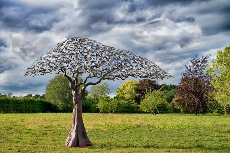 Corten Steel Tree Sculpture-Trevi Sculpture-01