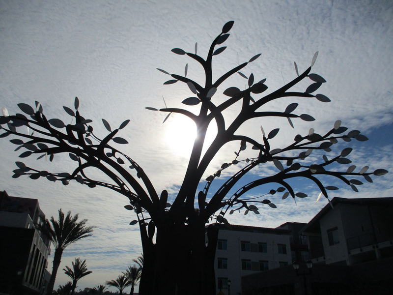 Corten Steel Tree Sculpture-Trevi Sculpture-02