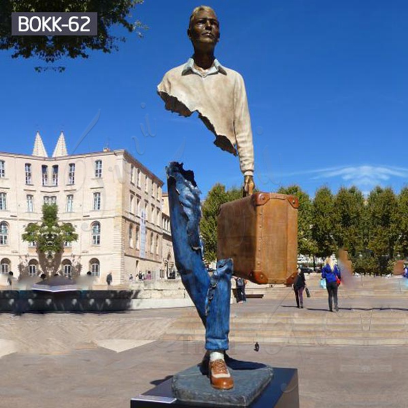 Frances Bruno Catalano the Traveler Bronze Sculpture BOKK-68