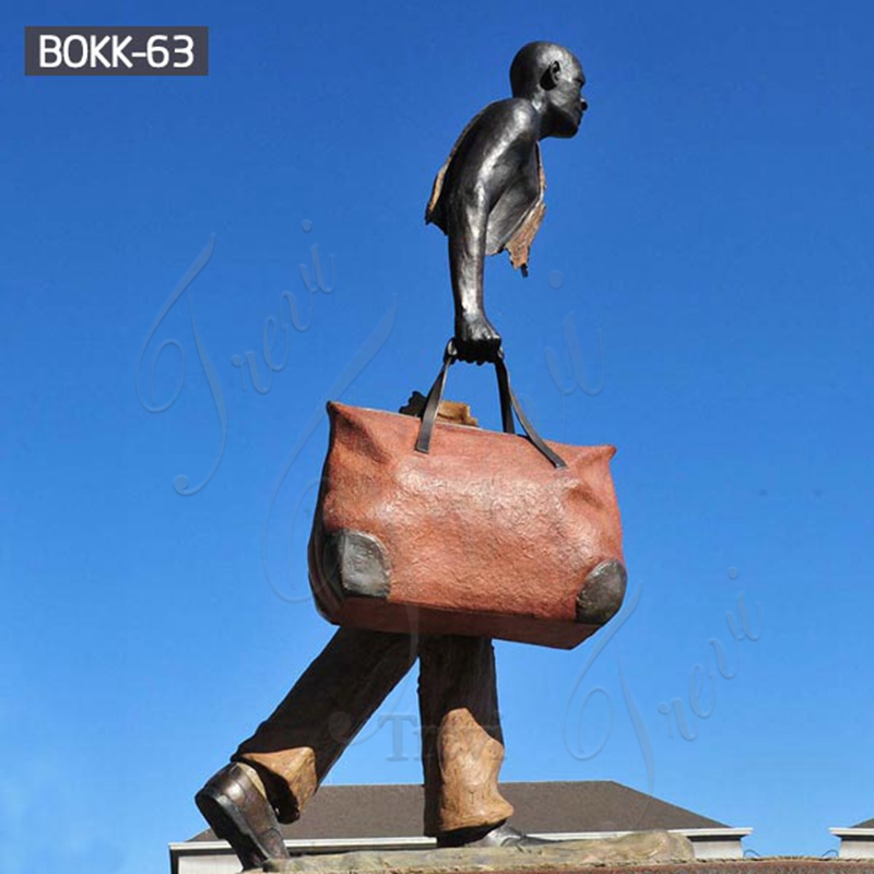 Frances Bruno Catalano the Traveler Bronze Sculpture BOKK-68