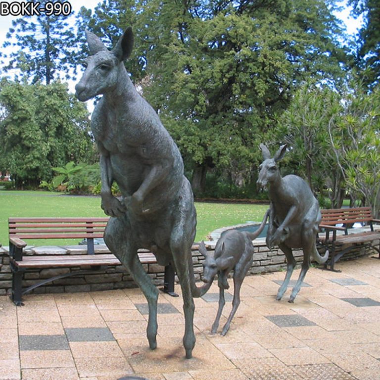 Life Size Bronze Kangaroo Garden Statue for Sale BOKK-990