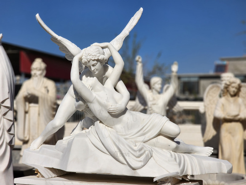 Psyche Revived by Cupid's Kiss statue-Trevi Sculpture