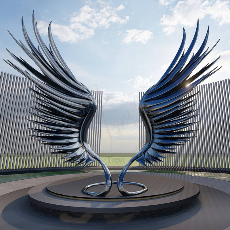 angel wing sculpture-Trevi Sculpture