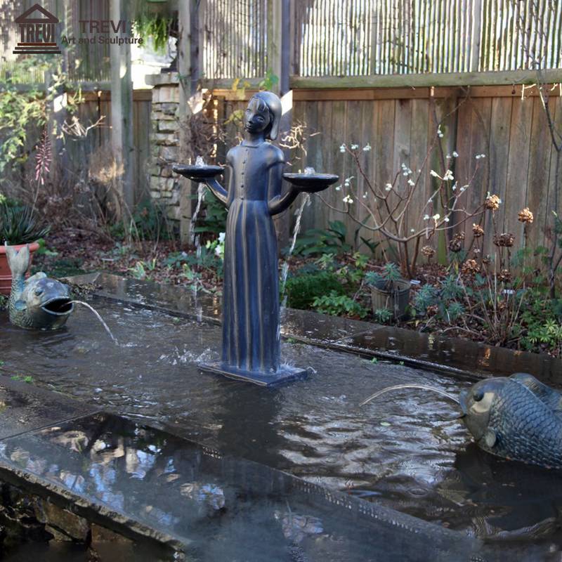bird girl garden statue