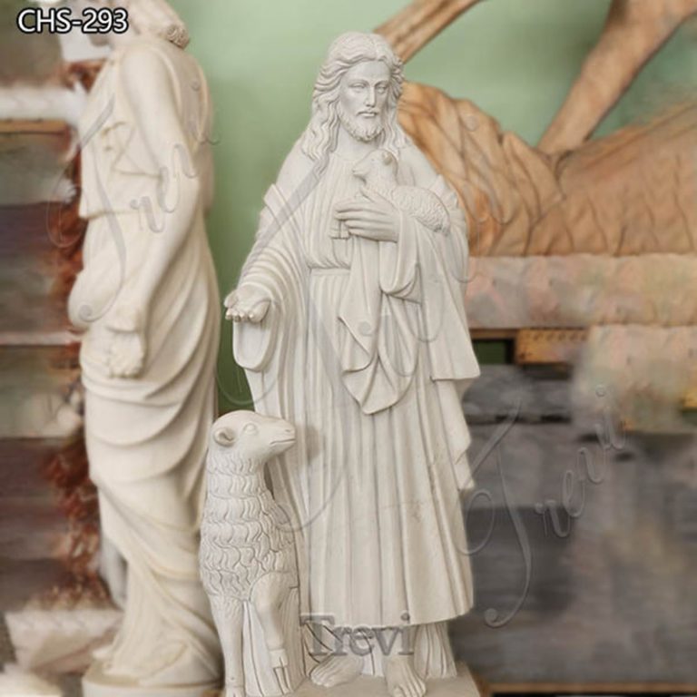jesus the good shepherd statue-Trevi Statue (2)