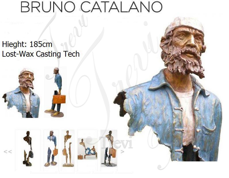 sculpture by bruno catalano- Trevi statue